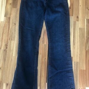 PAIGE Dark Indigo Flare Jeans